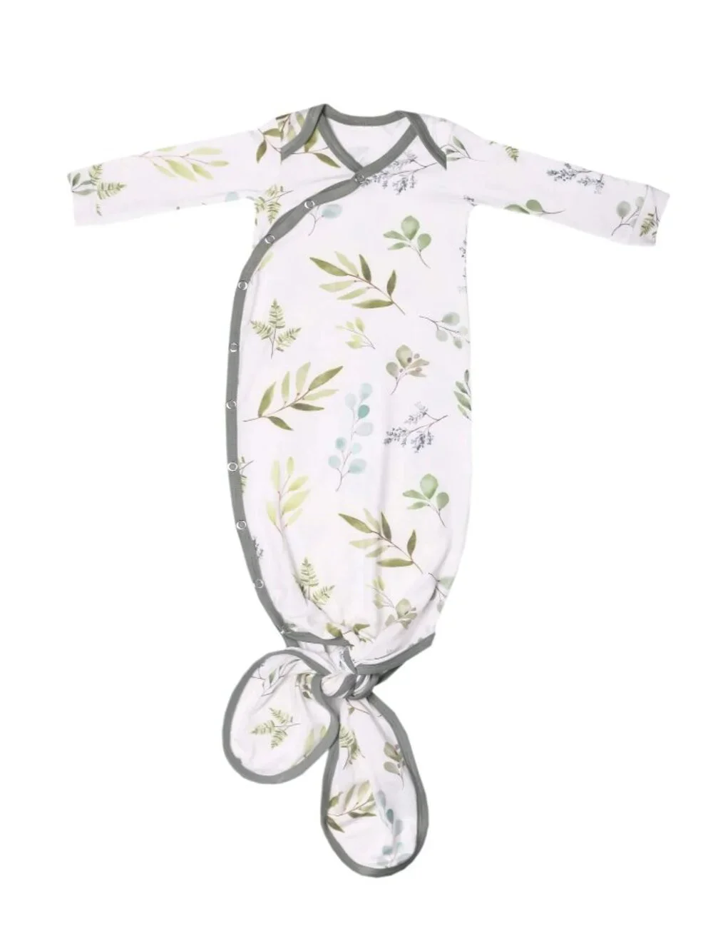 Copper Pearl Newborn Knotted Gown in 